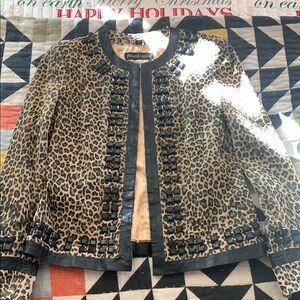 Pamela McCoy leather jacket